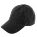 Textured Velvet Fashion Baseball Cap - DNMC Cap Boardwalk Style Hats da7037 Black M/L (58 cm) 