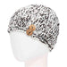 Knit Tweed Fashion Bun Beanie Hat - DNMC Beanie Boardwalk Style Hats    