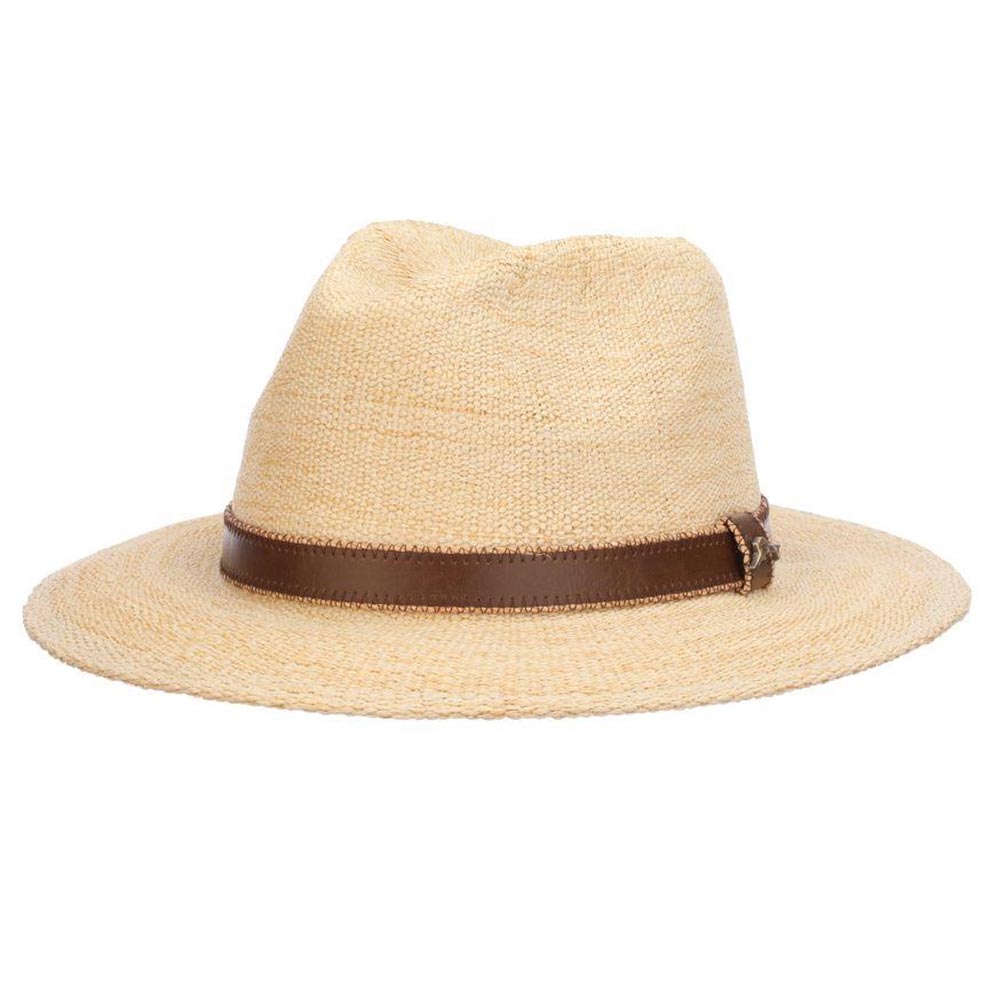 Abaco Bangkok Toyo Safari Hat with Leather Band - Tommy Bahama Safari Hat Tommy Bahama Hats TBW256sm Natural S/M (56-57 cm) 