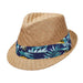 Acapulco Straw Fedora with 2-Pleat Band - Dorfman Pacific Hats, Fedora Hat - SetarTrading Hats 