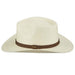 Albuquerque Men's Panama Hat with Leather Band - Scala Classico Hats, Panama Hat - SetarTrading Hats 