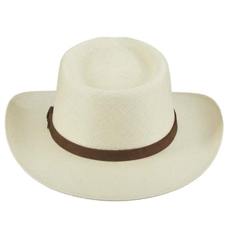 Albuquerque Men's Panama Hat with Leather Band - Scala Classico Hats, Panama Hat - SetarTrading Hats 