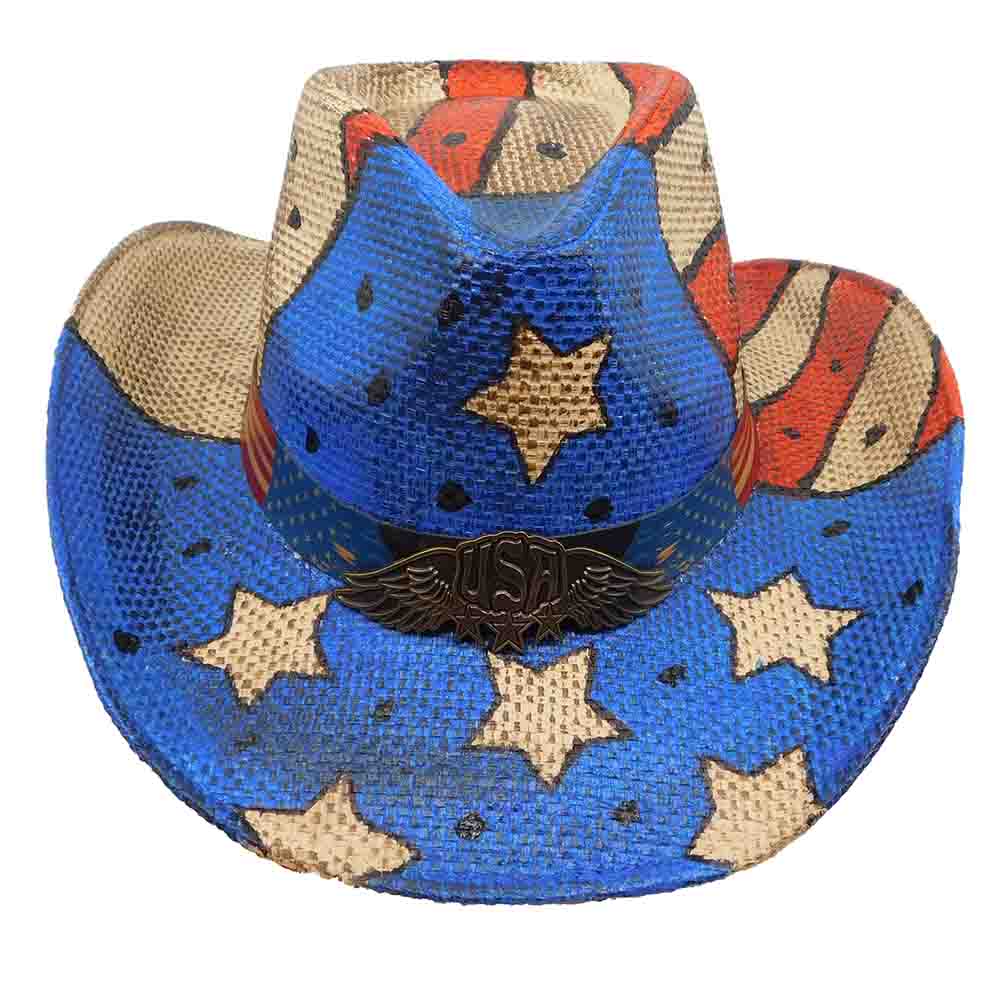 All American Cowboy Hat - Milani Hats Cowboy Hat Milani Hats STE011 Tricolor M/L (58.5 cm) 