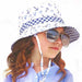 Small Heads Anchors and Hearts Gingham Reversible Cotton Bucket Hat - Sunny Dayz™, Bucket Hat - SetarTrading Hats 