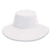 Aqua Hat - Wallaroo Hats Wide Brim Hat Wallaroo Hats WSaquhWH White  