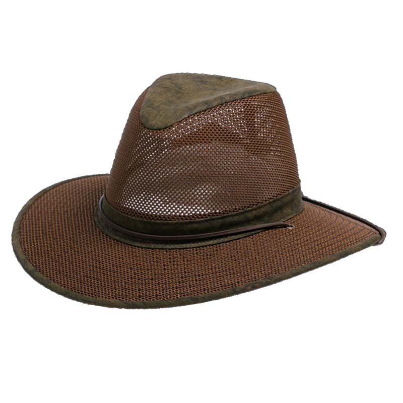 Aussie Packable Breezer, S to 3XL Hat Sizes - Henschel Hats Safari Hat Henschel Hats h5310dg2X Distressed Gold 2XL (24 5/8") 