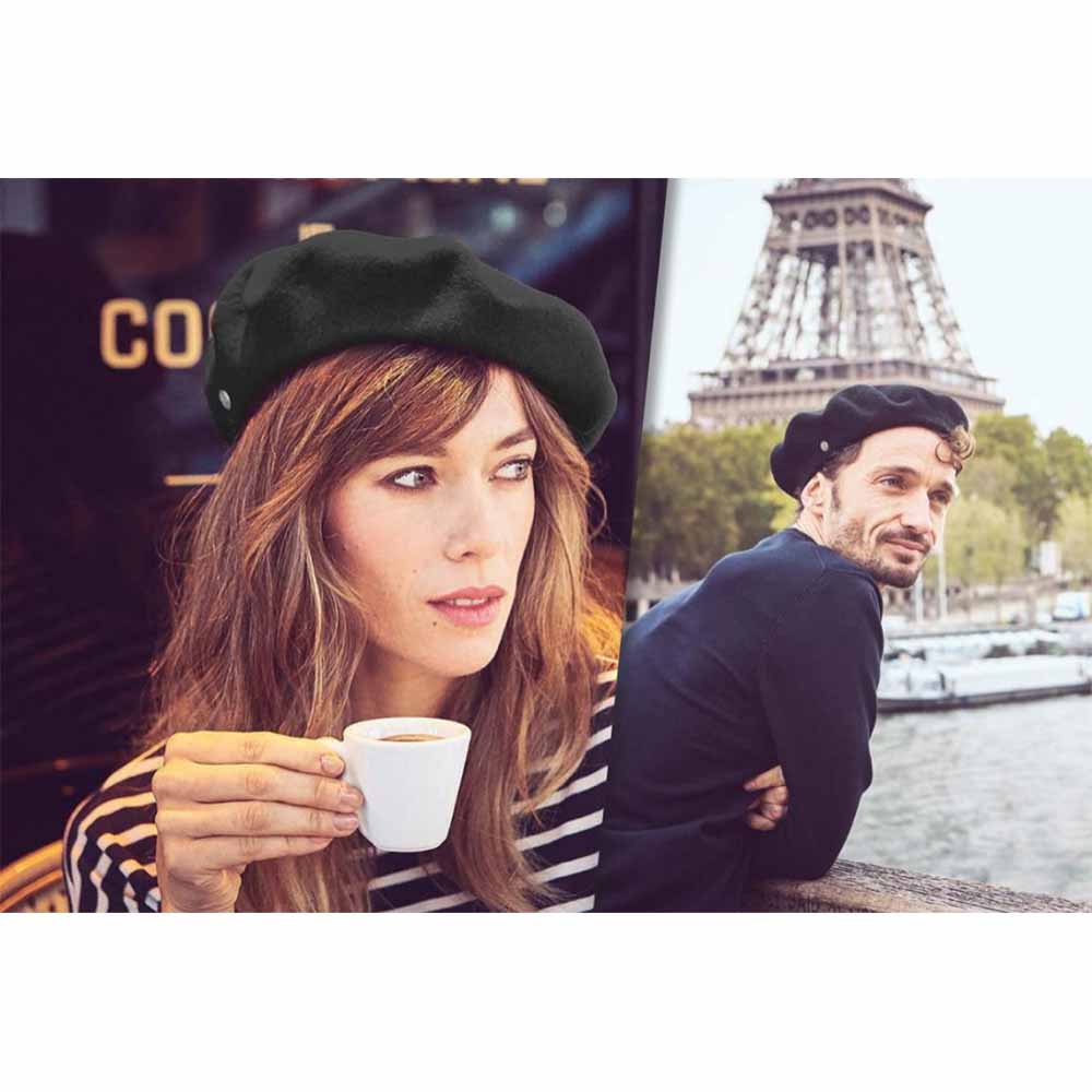 Authentic Basque French Wool Beret - Heritage Par Laulhere Beanie Laulhere