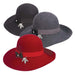 Autumn Leaf Cloche Felt Hat - John Callanan Handmade Hats, Cloche - SetarTrading Hats 