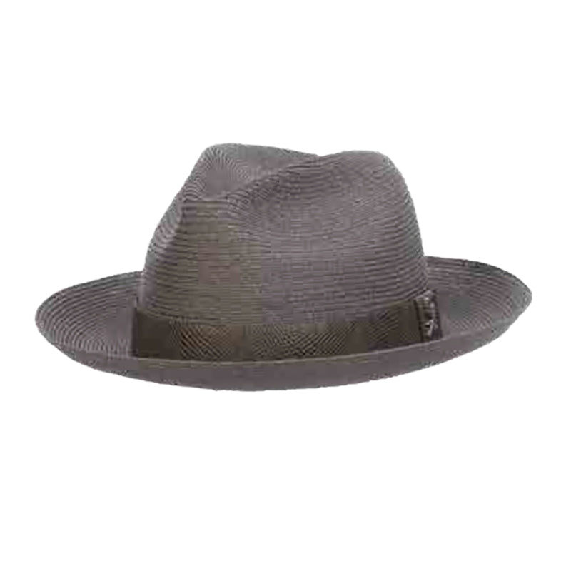 Avant Gard Braided Hemp Straw Fedora - Carlos Santana Hats Fedora Hat Santana Hats    