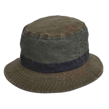 Pigment Dyed Twill Bucket Hat by DPC Global Bucket Hat Dorfman Hat Co. bh192OLM Olive Medium (57 cm) 