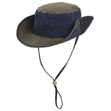 Pigment Dyed Twill Boonie Hat by DPC Global Bucket Hat Dorfman Hat Co. bh193NVM Navy Medium (57 cm) 