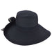 Pinned Up Brim Sun Hat -Brooklyn Hats Facesaver Hat Brooklyn Hat MSbkn1447BK Black  