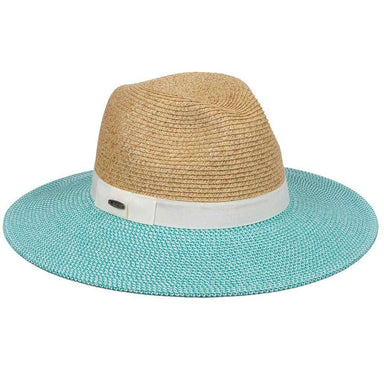 Two Tone Stylish Safari Sun Hat Safari Hat Great hats by Karen Keith BT8TQ Turquoise  