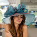 Multi Layer Large Bow Kentucky Derby Hat Dress Hat Something Special Hat    