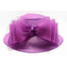 Multi Layer Large Bow Kentucky Derby Hat Dress Hat Something Special Hat by5937mg Magenta  