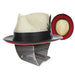 Bao Fedora with Leather Brim - Stacy Adams Hats, Fedora Hat - SetarTrading Hats 