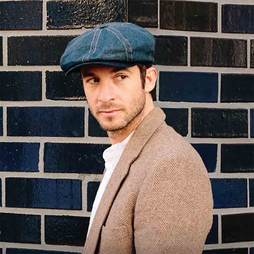 Boccardo Denim Newsboy Cap - Stetson Hat — SetarTrading Hats
