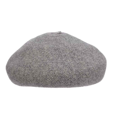 Boiled Wool Beret with Stalk - Scala Hats, Beanie - SetarTrading Hats 