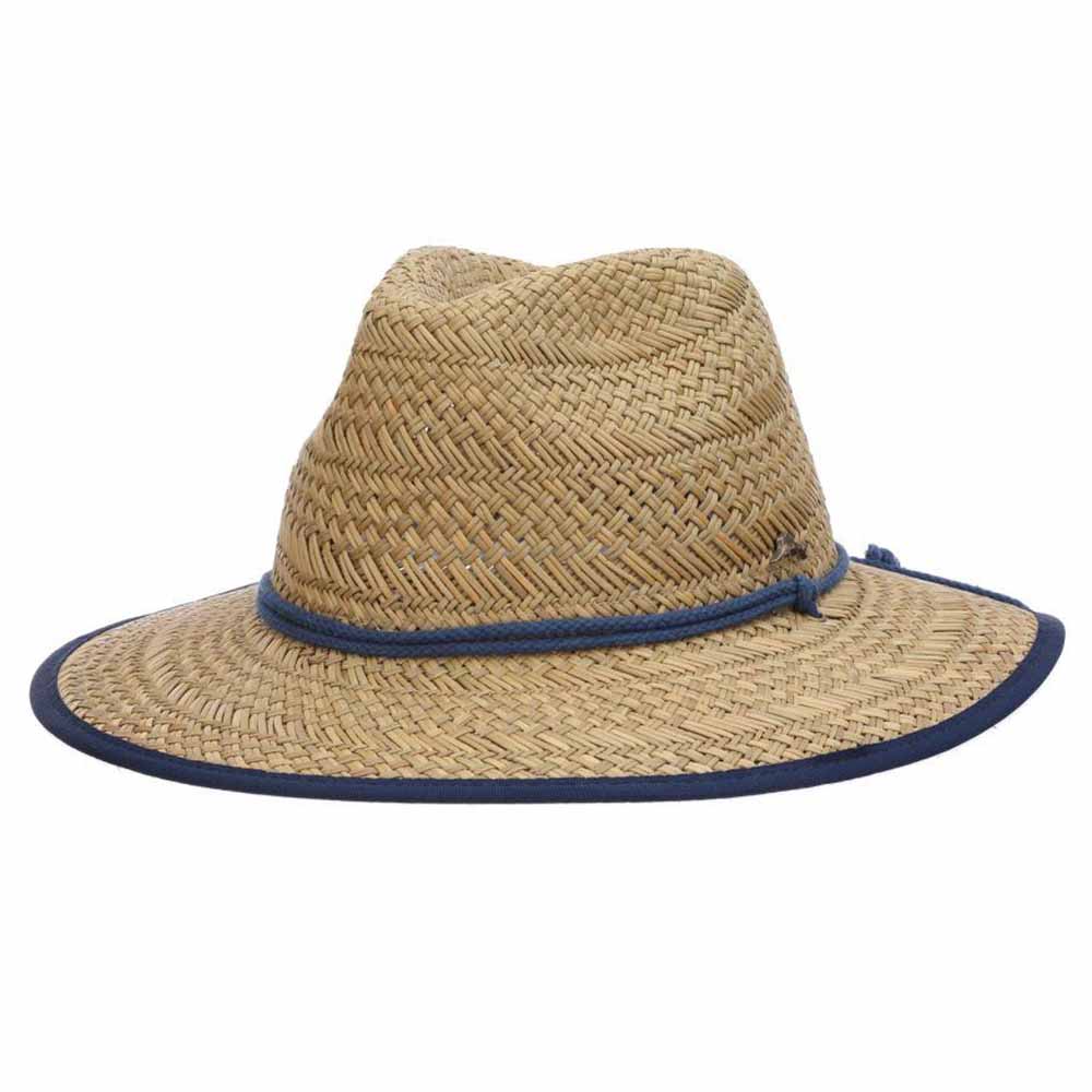 Bondi Rush Straw Safari Hat with Chin Cord - Tommy Bahama Safari Hat Tommy Bahama Hats TBW259sm Natural S/M (56-57 cm) 