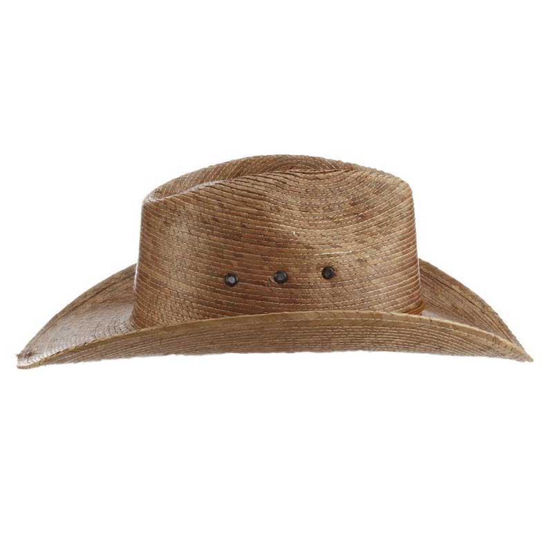 Vintage Dorfman Pacific Straw Cowboy Hat - Small Vintage Dorfman Pacific Straw Cowboy Hat Size Medium Made in  main image 3