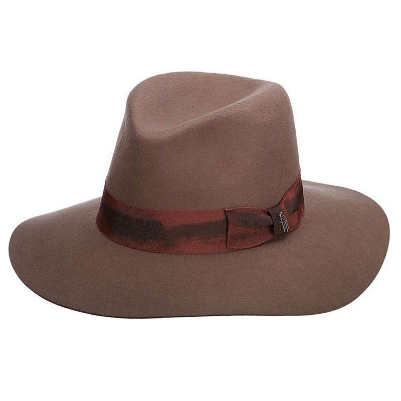 Brooklyn Hat Co. Men's Taupe Strasbourg Wool Fedora L