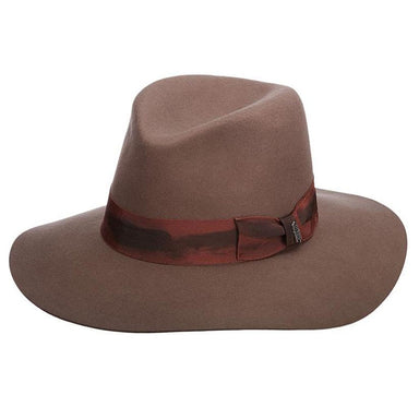Brooklyn Hats - Strasbourg Wide Brim Men's Hat Safari Hat Brooklyn Hat BKN1536 Taupe Medium (22 3/8") 