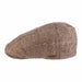 Brown Tweed Patch Flat Cap - Stetson Hat Flat Cap Stetson Hats    