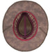 Buster Weathered Vegan Leather Outback Hat - DPC Headwear Safari Hat Dorfman Hat Co.    