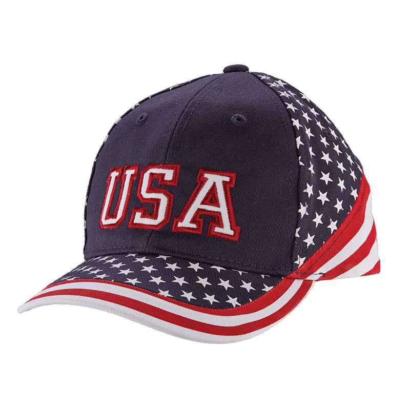 DPC Kid's Twill USA Baseball Cap, Cap - SetarTrading Hats 