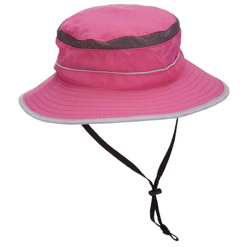 Microfiber Boonie for Toddlers - Scala Hats for Kids Bucket Hat Scala Hats c914pk Pink 2-6x 