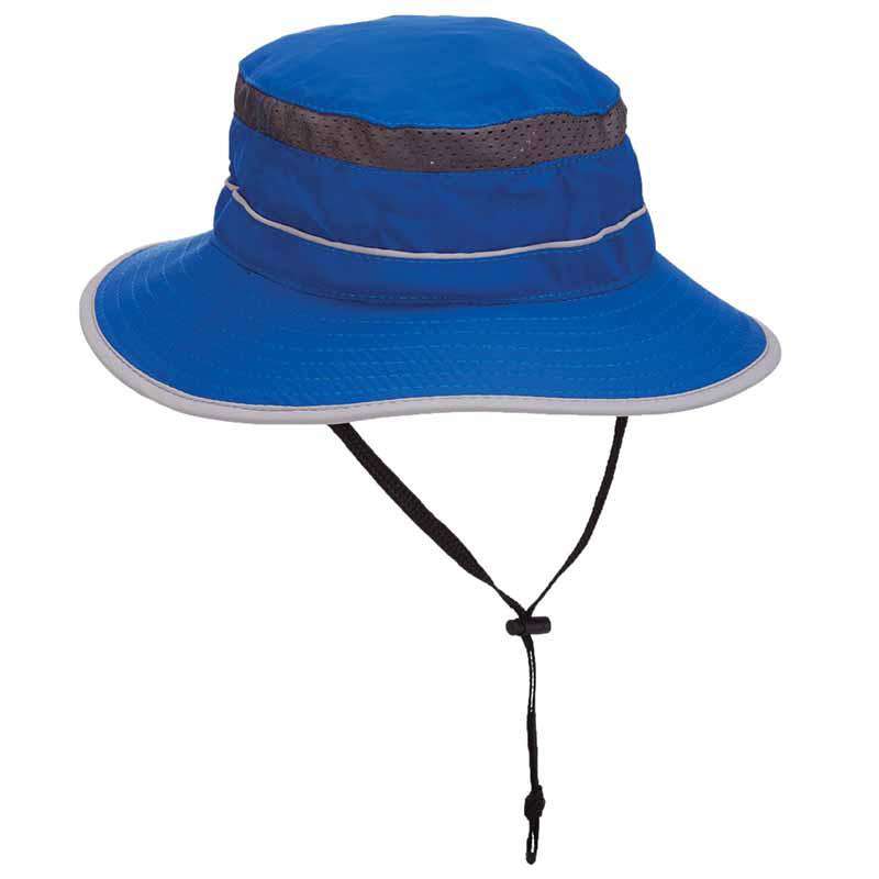 Microfiber Boonie for Toddlers - Scala Hats for Kids Bucket Hat Scala Hats c914rb Royal Blue 2-6x 