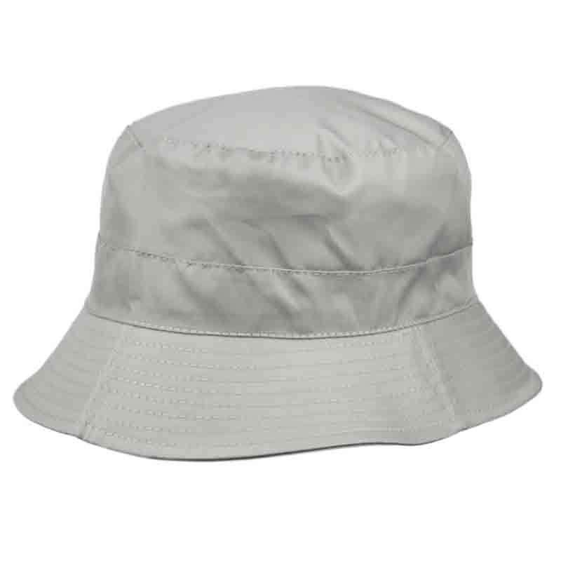 Packable Rain Hat with Zipper Pocket - Angela & William Bucket Hat Epoch Hats cl3056dg Dark Grey  