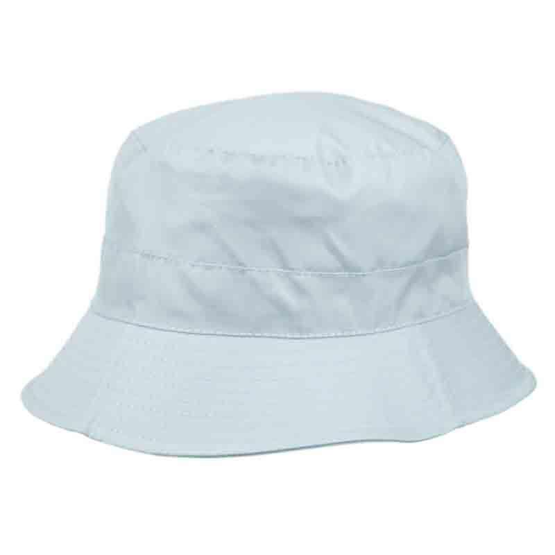 Packable Rain Hat with Zipper Pocket - Angela & William Bucket Hat Epoch Hats cl3056lb Light Blue  