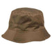 Packable Rain Hat with Zipper Pocket - Angela & William Bucket Hat Epoch Hats cl3056ol Olive  