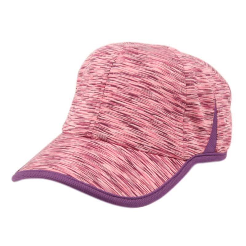 Ponytail Hole Zipper Yoga Cap - Angela & William Cap Epoch Hats CP2789-HP Pink Mix OS 