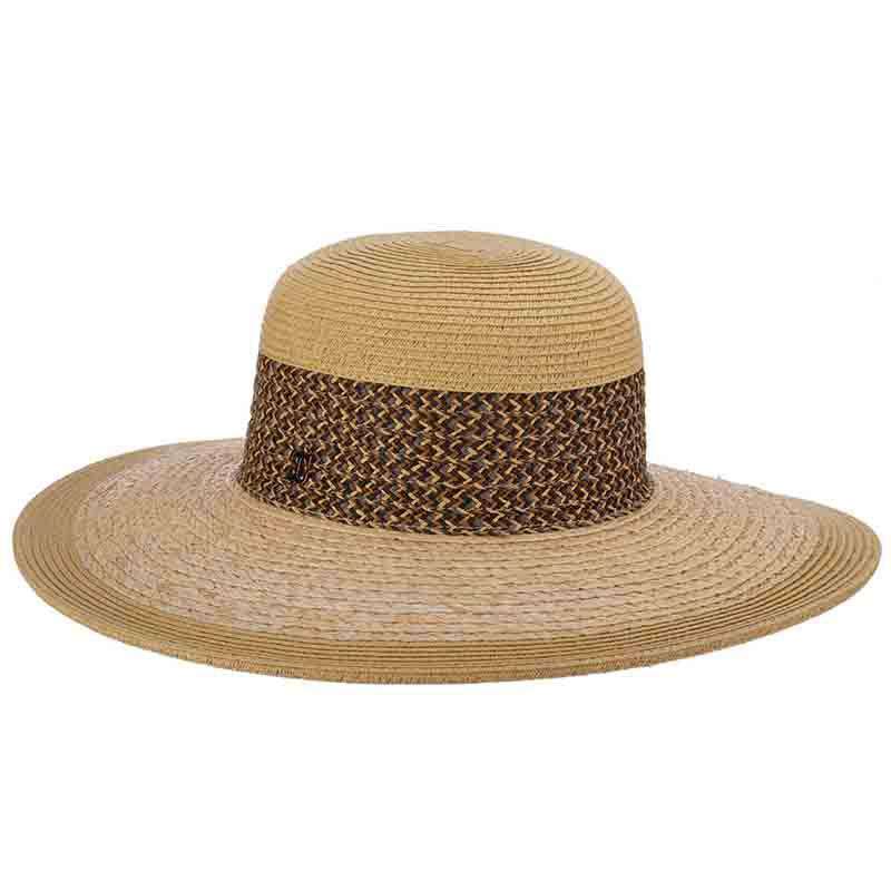 Raffia Braid Brim Floppy Sun Hat - John Callanan Floppy Hat Callanan Hats cr291nt Natural M/L (58 cm) 