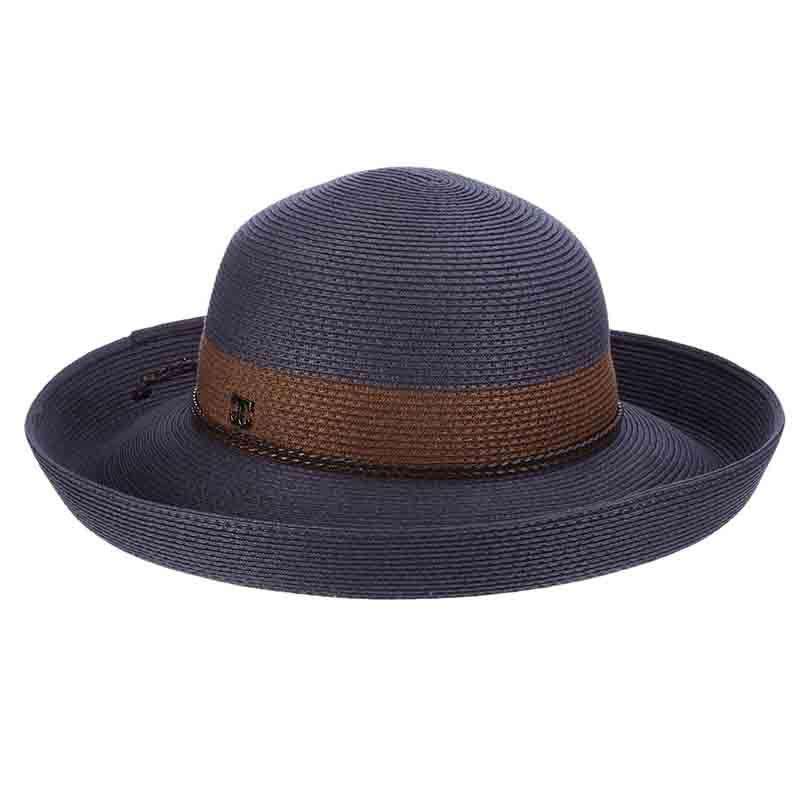 J. Callanan Packable UPF 50+ Sun Hat Driftwood Bay Tweed Crown Wide Brim Sun Hat - John Callanan  main image 3