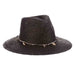 John Callanan Raffia Straw Safari Hat Safari Hat Callanan Hats cr320nv Navy Medium (57 cm) 