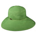 Cappelli's Iridescent Ribbon Facesaver Wide Brim Hat Cappelli Straworld WSRP566GN Green  