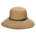 Polybraid Big Brim Sun Hat - Cappelli Straworld Wide Brim Hat Cappelli Straworld csw237tn Tan Medium (57 cm) 