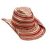 Striped Toyo Western Hat by Cappelli Straworld Cowboy Hat Cappelli Straworld csw268RD Red  