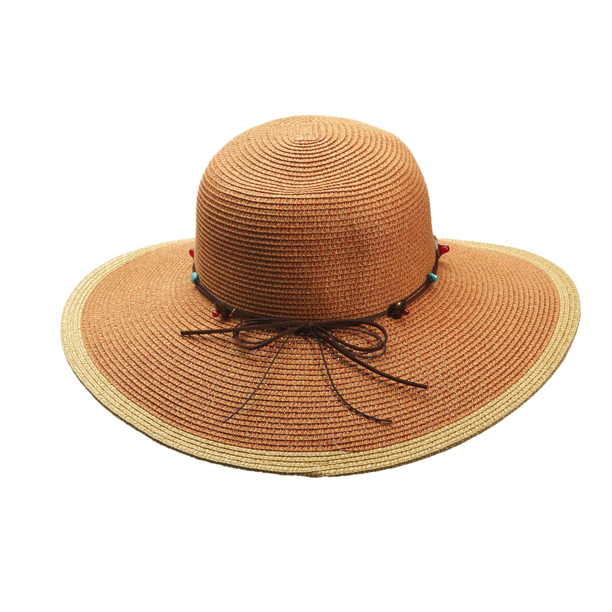 Cappelli Summer Floppy Tribal Accents, Wide Brim Sun Hat - SetarTrading Hats 