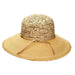 Fringe Edge Big Brim Sun Hat by Cappelli Straworld, Wide Brim Hat - SetarTrading Hats 
