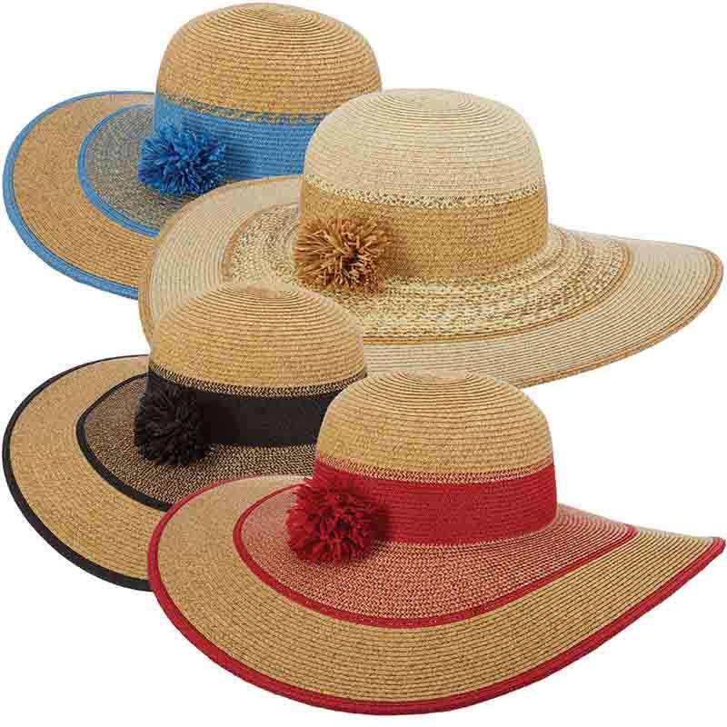Straw and Accent Summer Millinery Straw Sun Hat & Woven Tote Set: Wide Brim, Bow Accent - Etsy main image 2