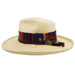 Caliber Palm Teardrop Curled Brim Sun Hat - Biltmore Hats Safari Hat Biltmore Hats BS70N1CALI3601SM Natural Small  (55 cm) 