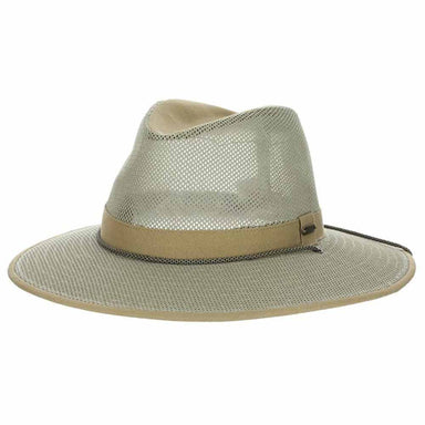 Canvas Aussie Packable Breezer Safari Hat - Stetson Hats Safari Hat Stetson Hats STC384-KAKI2 Khaki Medium (22 1/4") 