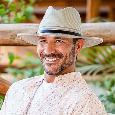 Carter Two Tone Fedora Hat for Men - Wallaroo Hats, Safari Hat - SetarTrading Hats 