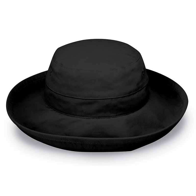 Casual Traveler Packable Hat - Wallaroo Hats Kettle Brim Hat Wallaroo Hats CASTbk Black  