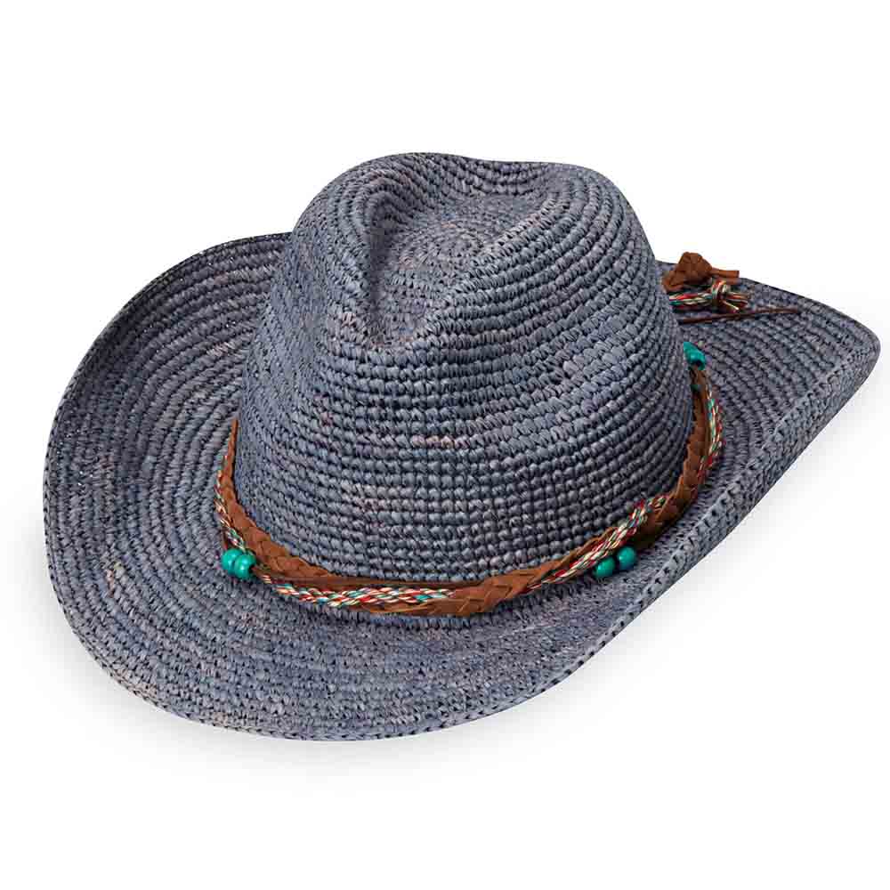 Wallaroo Hats Catalina Cowboy Raffia Straw Hat, Medium to X-Large
