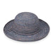 Catalina Raffia Up Brim Hat - Wallaroo Hats Kettle Brim Hat Wallaroo Hats WSCATdb Dusty Blue M/L (58 cm) 